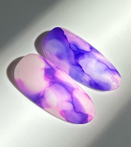 Marble Art Ink - Purple